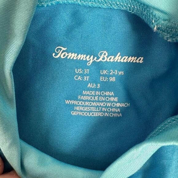 NWT Tommy Bahama Toddler Boys 2 Piece Blue and Green Rashguard Swim Set - 3T - Picture 6 of 9